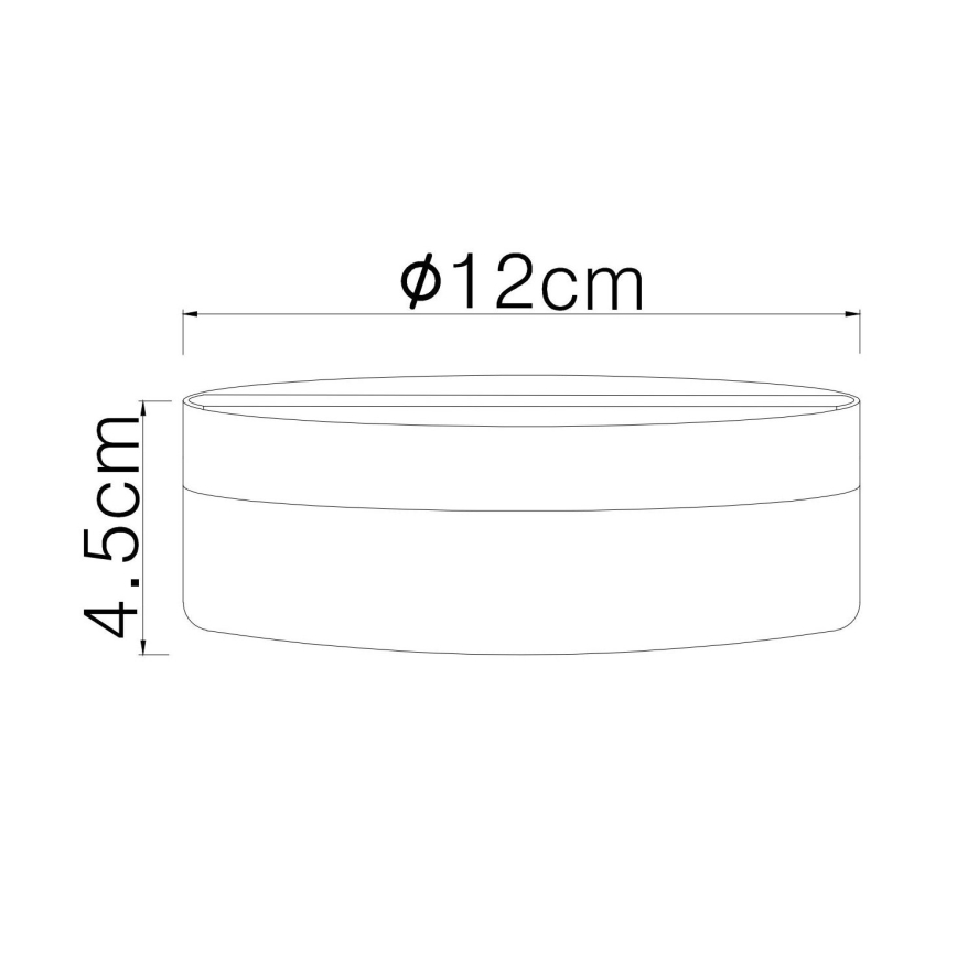 Globo - LED-Deckenleuchte LED/8W/230V 4000K d 12 cm weiß
