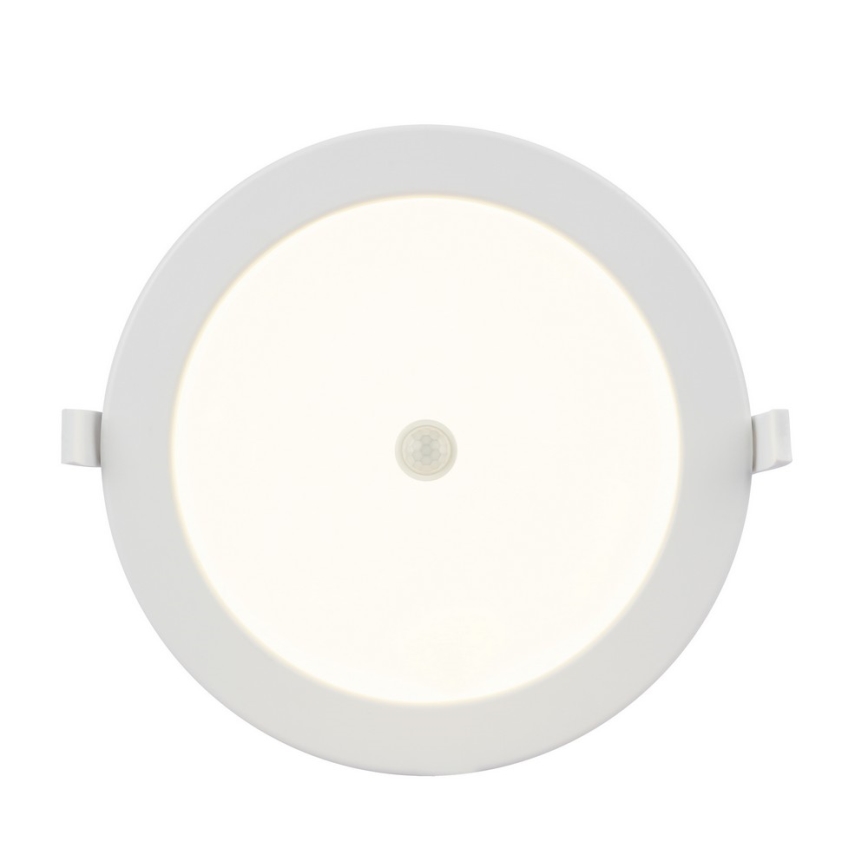 GLOBO 12392-18S - LED Bad-Einbauleuchte mit Sensor POLLY 1xLED/18W IP44