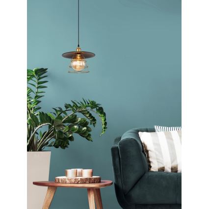 Globo - Hängeleuchte an Seil 1xE27/60W/230V