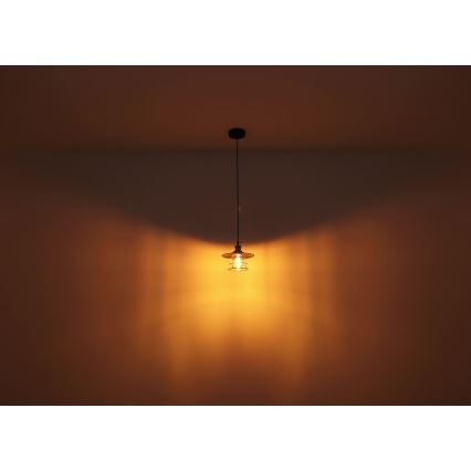Globo - Hängeleuchte an Seil 1xE27/60W/230V