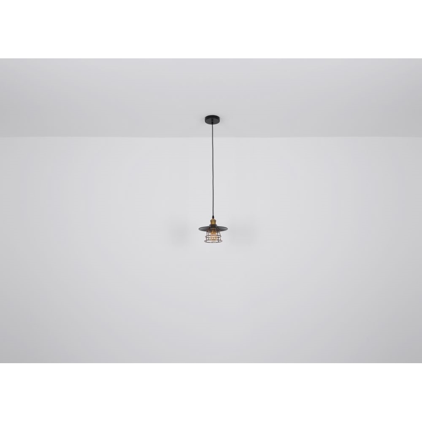 Globo - Hängeleuchte an Seil 1xE27/60W/230V