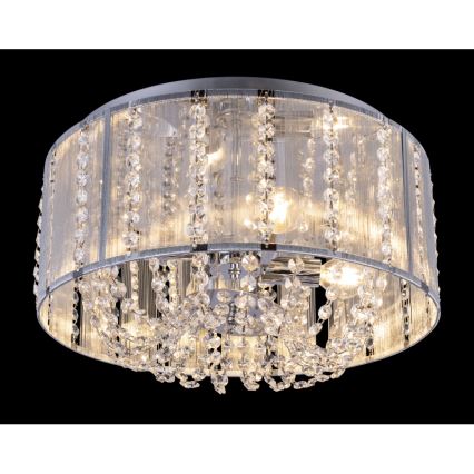 Globo - Kristalldeckenlampe 4xE14/40W/230V