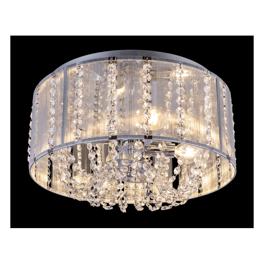 Globo - Kristalldeckenlampe 4xE14/40W/230V