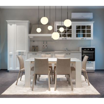 Globo - Hängeleuchte 3xE27/9W/230V + 3xG9/5W