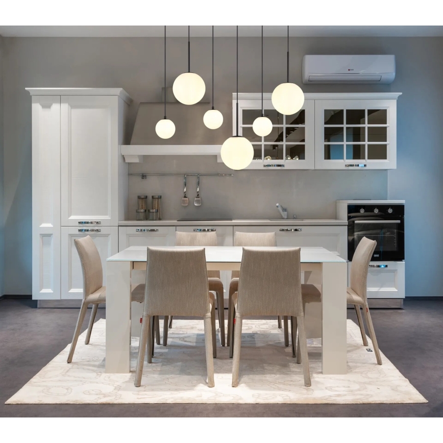 Globo - Hängeleuchte 3xE27/9W/230V + 3xG9/5W