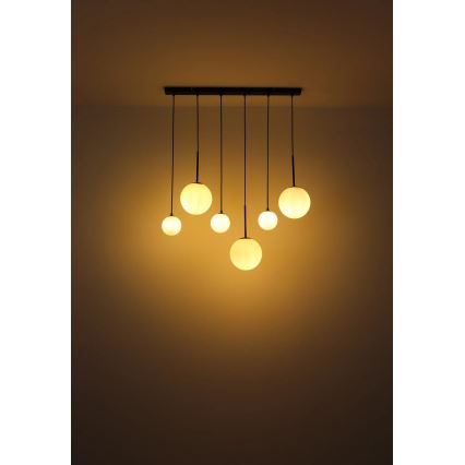 Globo - Hängeleuchte 3xE27/9W/230V + 3xG9/5W