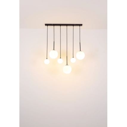 Globo - Hängeleuchte 3xE27/9W/230V + 3xG9/5W