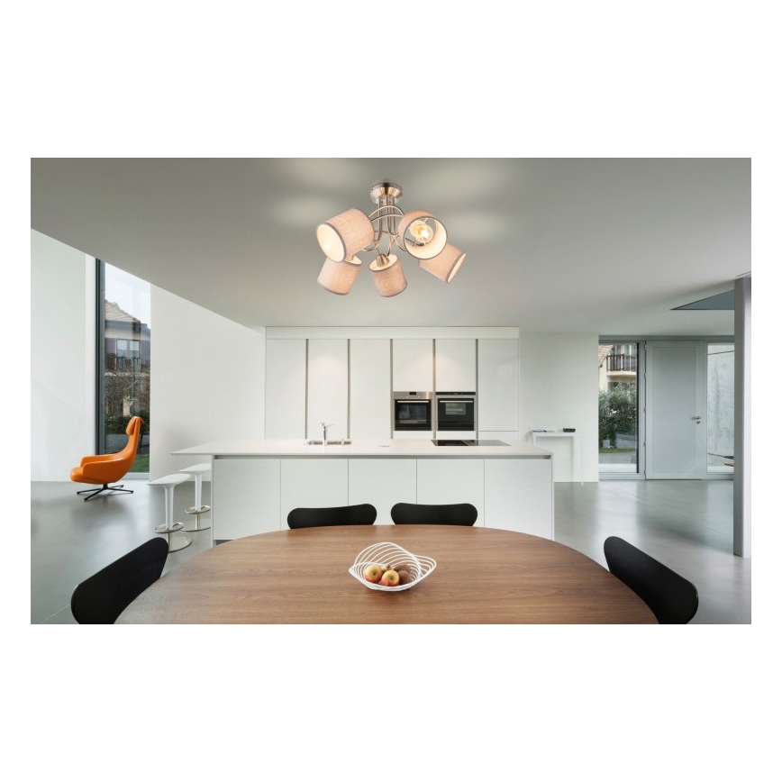 Globo - Anbauleuchte 5xE14/25W/230V