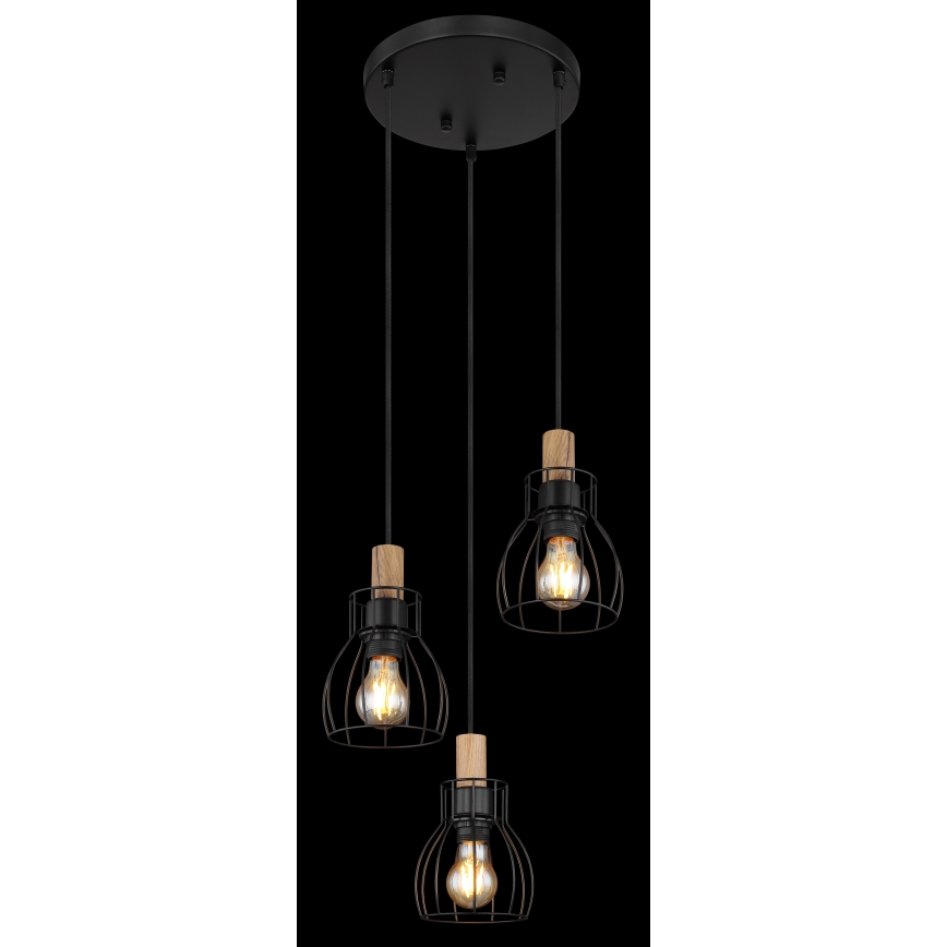 Globo - Hängeleuchte 3xE27/40W/230V