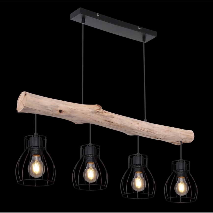 Globo - Hängeleuchte an Kabel 4xE27/40W/230V