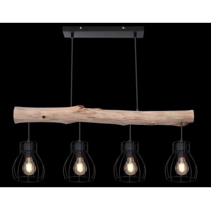 Globo - Hängeleuchte an Kabel 4xE27/40W/230V