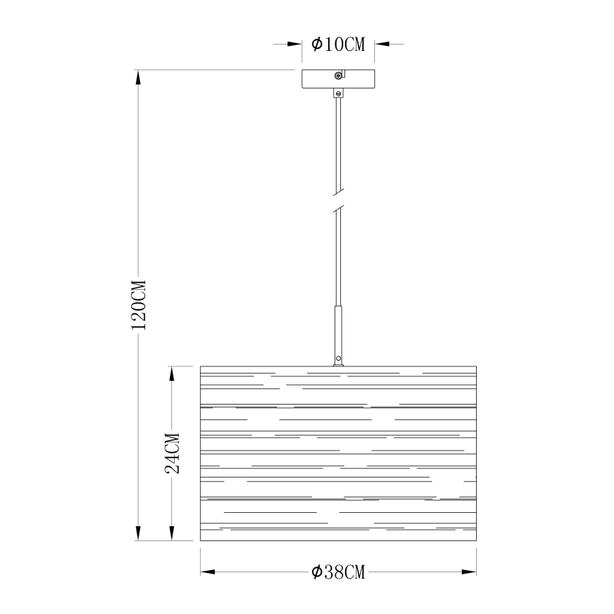 Globo 15342 - Hängeleuchte TUNNO 1xE27/40W/230V