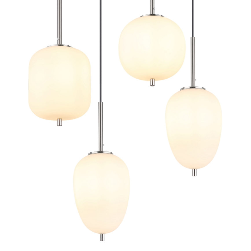 Globo - Hängeleuchte 6xE14/40W/230V glänzendes Chrom