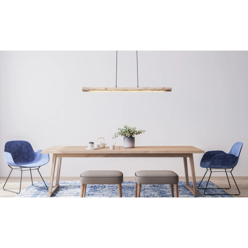 Globo 15354-20 - LED-dimmbare Pendelleuchte an Kabel FELICITAS LED/25W/230V beige