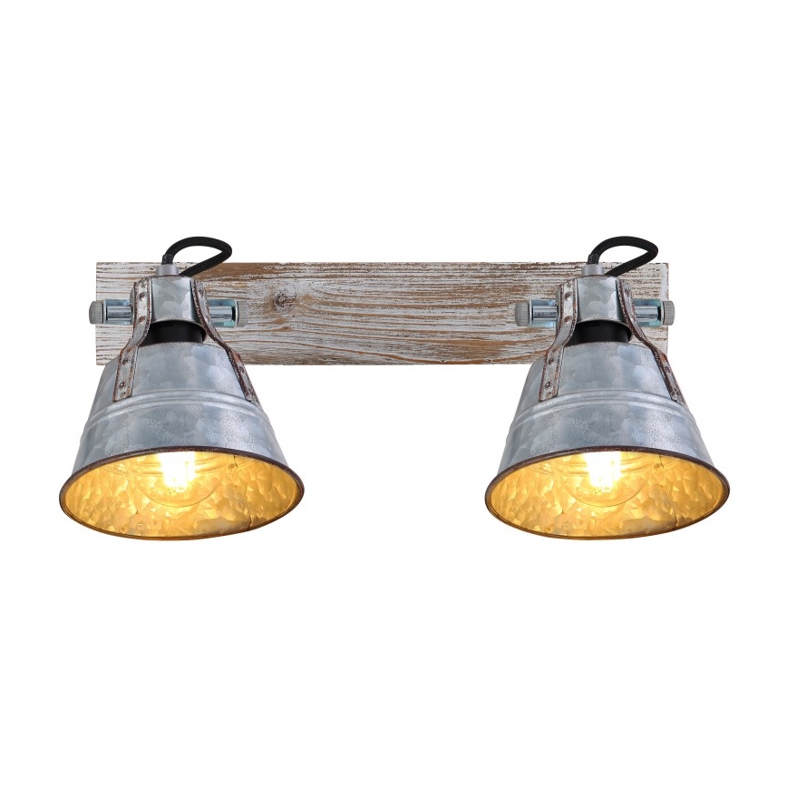 Globo - Strahler 2xE27/60W/230V Tanne