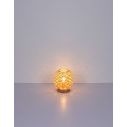 Globo - Tischlampe 1xE27/60W/230V Bambus