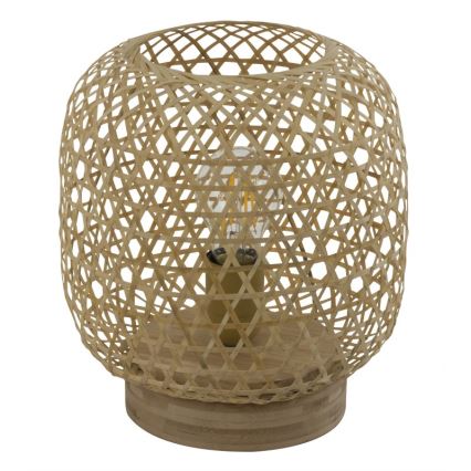 Globo - Tischlampe 1xE27/60W/230V Bambus