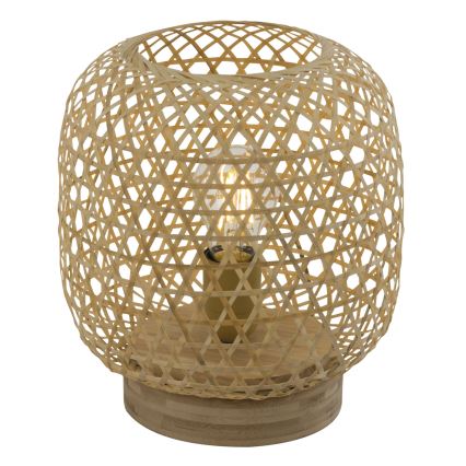 Globo - Tischlampe 1xE27/60W/230V Bambus