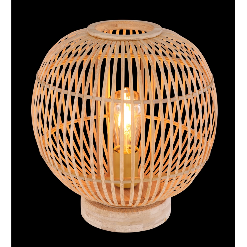 Globo - Tischlampe 1xE27/60W230V Bambus