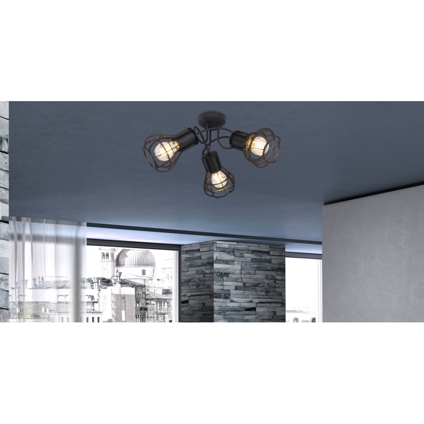 Globo - Deckenstrahler 3xE27/40W/230V