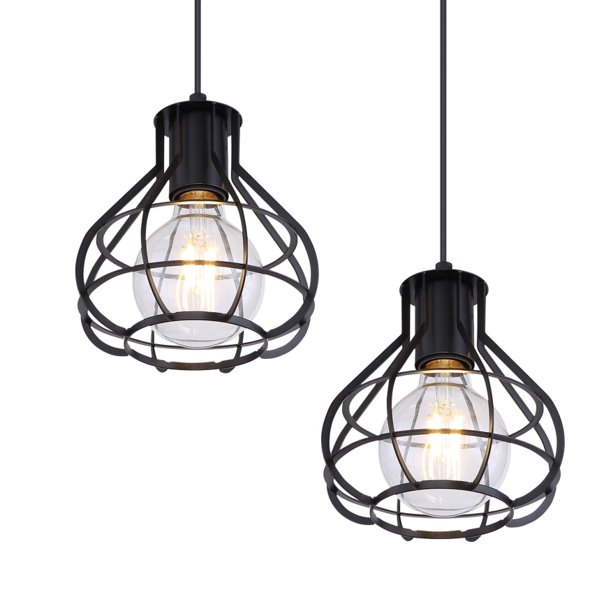 Globo - Hängeleuchte 4xE27/60W/230V