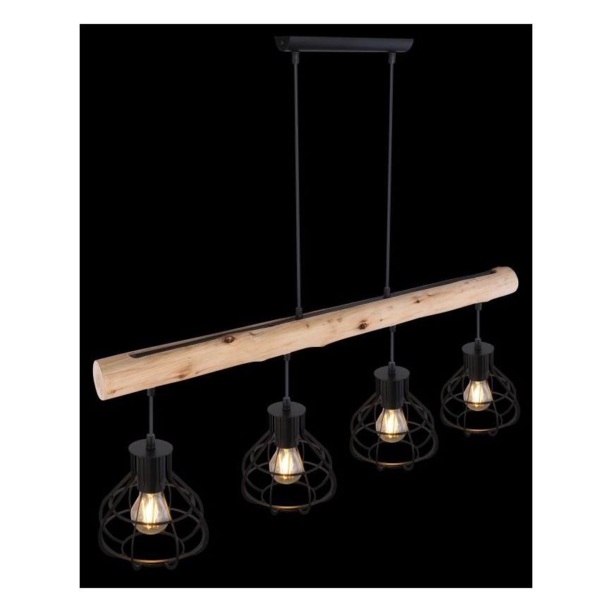 Globo - Hängeleuchte 4xE27/60W/230V