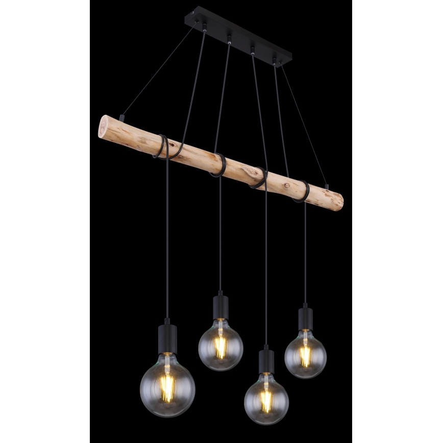 Globo - Hängeleuchte 4xE27/60W/230V