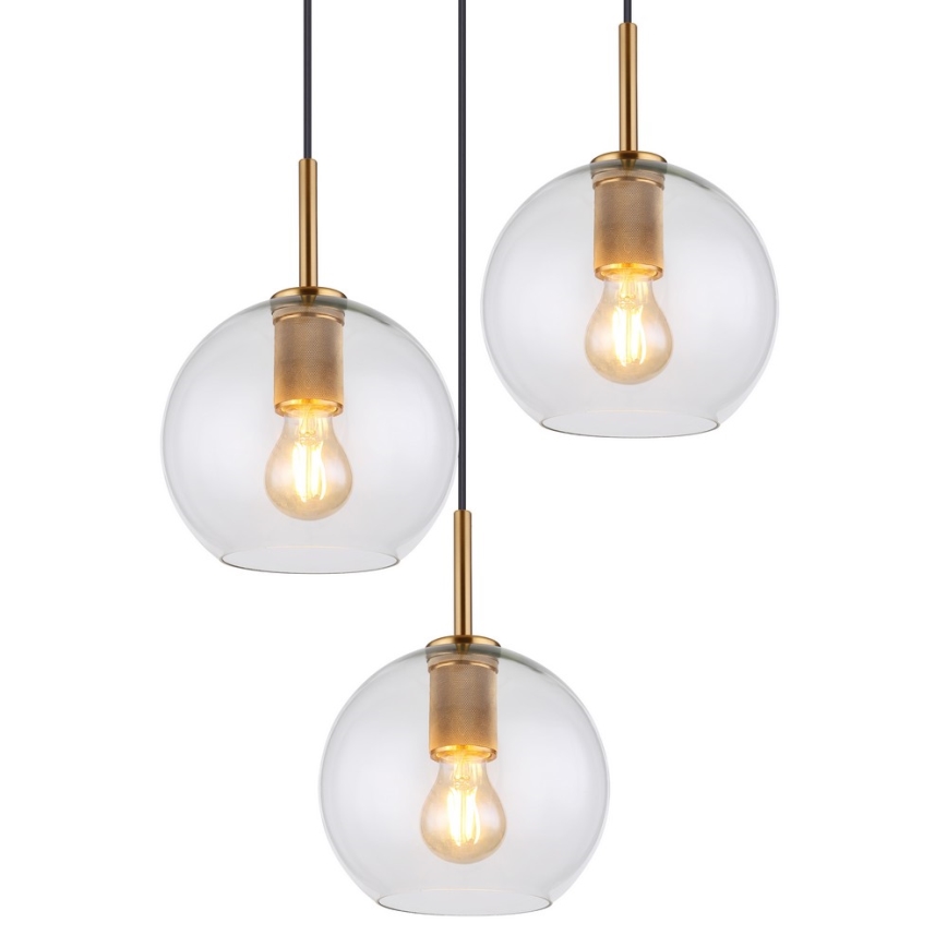 Globo - Hängeleuchte 3xE27/60W/230V