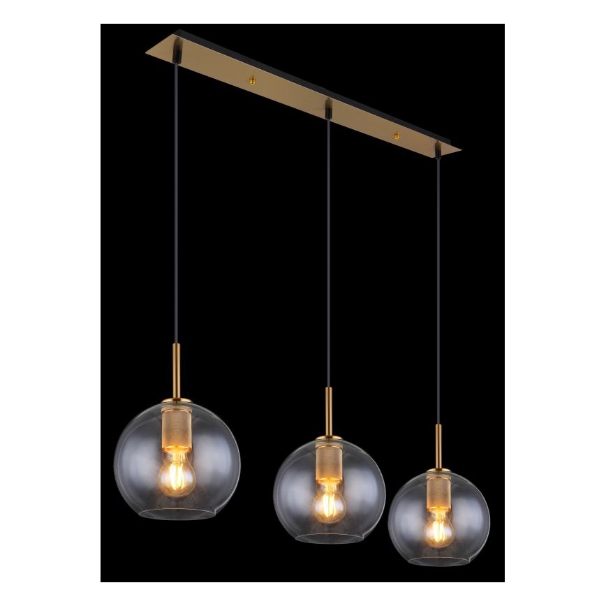 Globo - Hängeleuchte an Schnur 3xE27/60W/230V