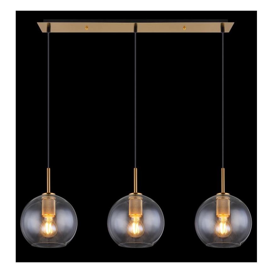 Globo - Hängeleuchte an Schnur 3xE27/60W/230V
