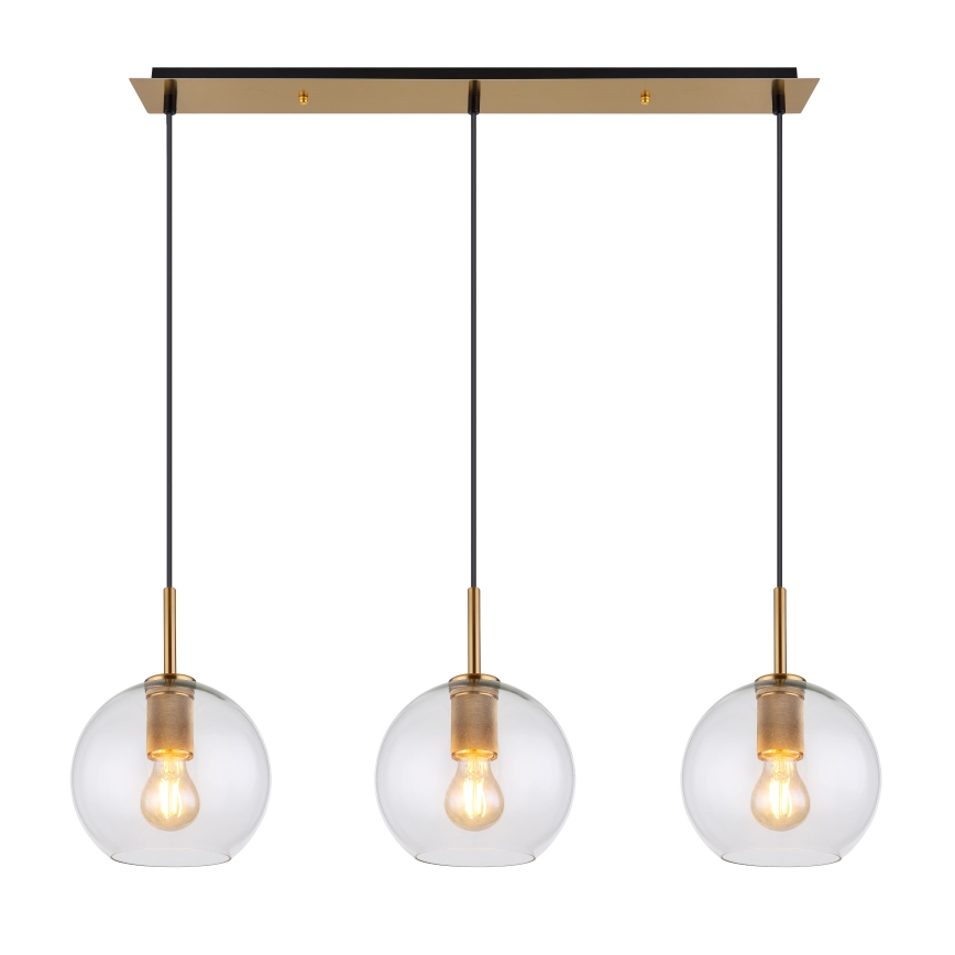 Globo - Hängeleuchte an Schnur 3xE27/60W/230V