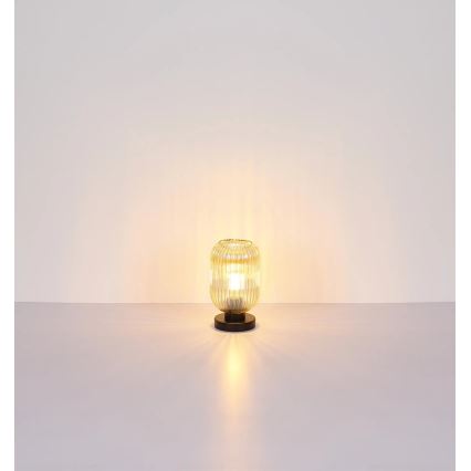 Globo - Tischleuchte 1xE27/40W/230V braun