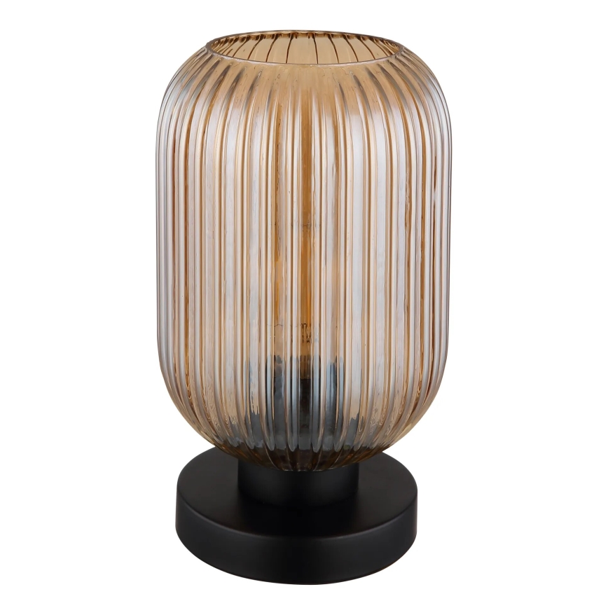 Globo - Tischleuchte 1xE27/40W/230V braun