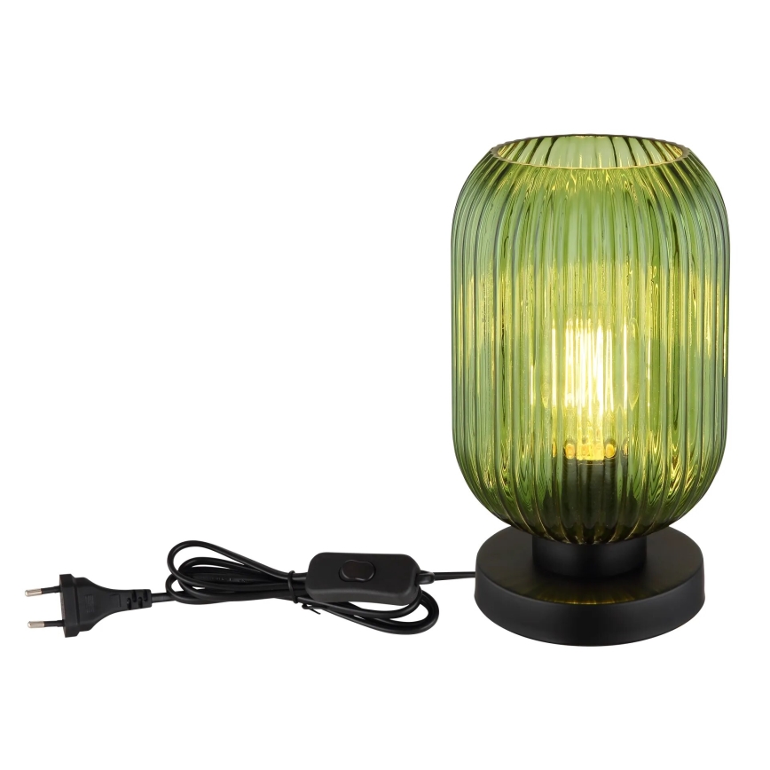Globo - Tischleuchte 1xE27/40W/230V grün