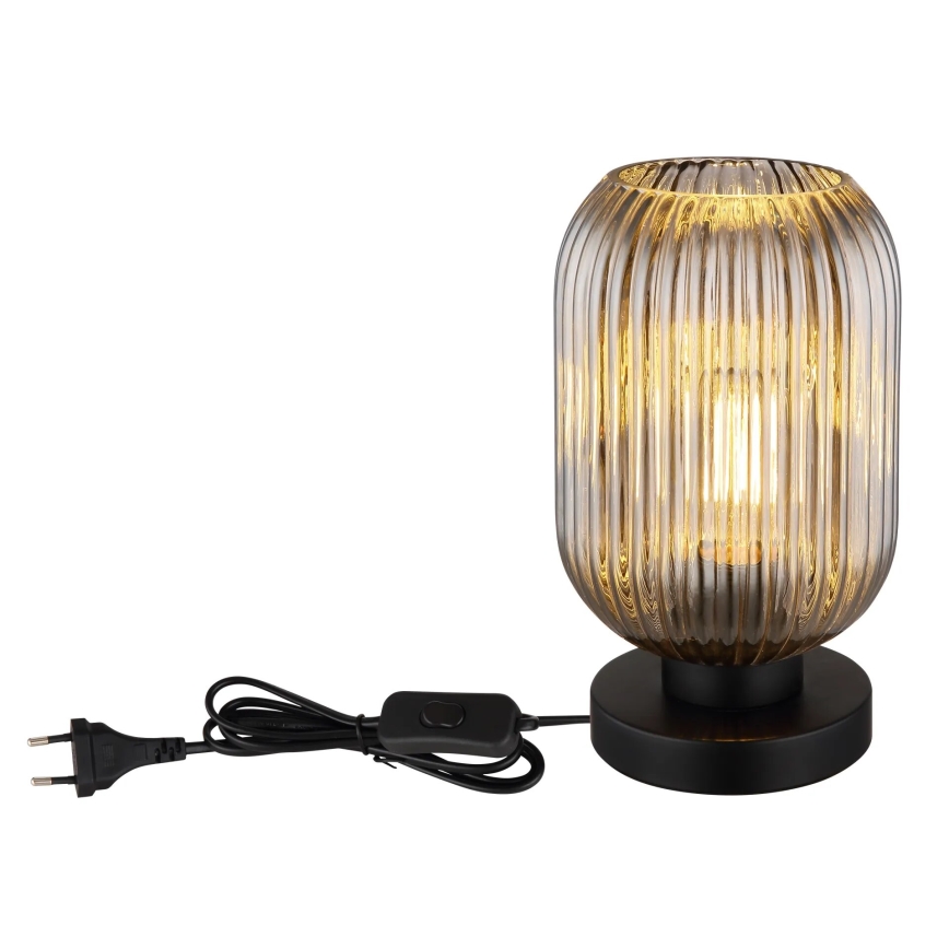 Globo - Tischleuchte 1xE27/40W/230V grau