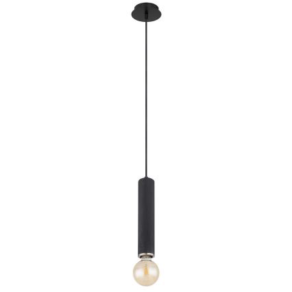 Globo - Hängeleuchte an Kabel 1xE27/60W/230V schwarzes Holz