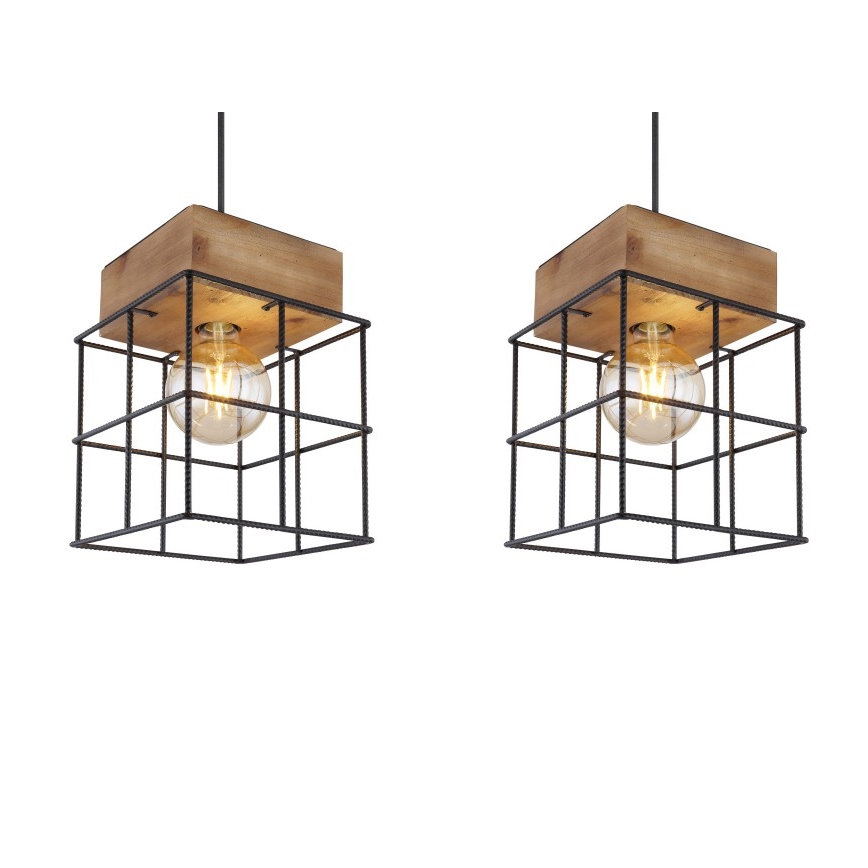 Globo - Hängeleuchte 3xE27/60W/230V