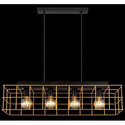 Globo - Hängeleuchte an Schnur 4xE27/60W/230V