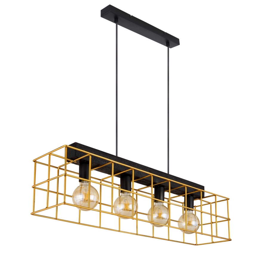 Globo - Hängeleuchte an Schnur 4xE27/60W/230V