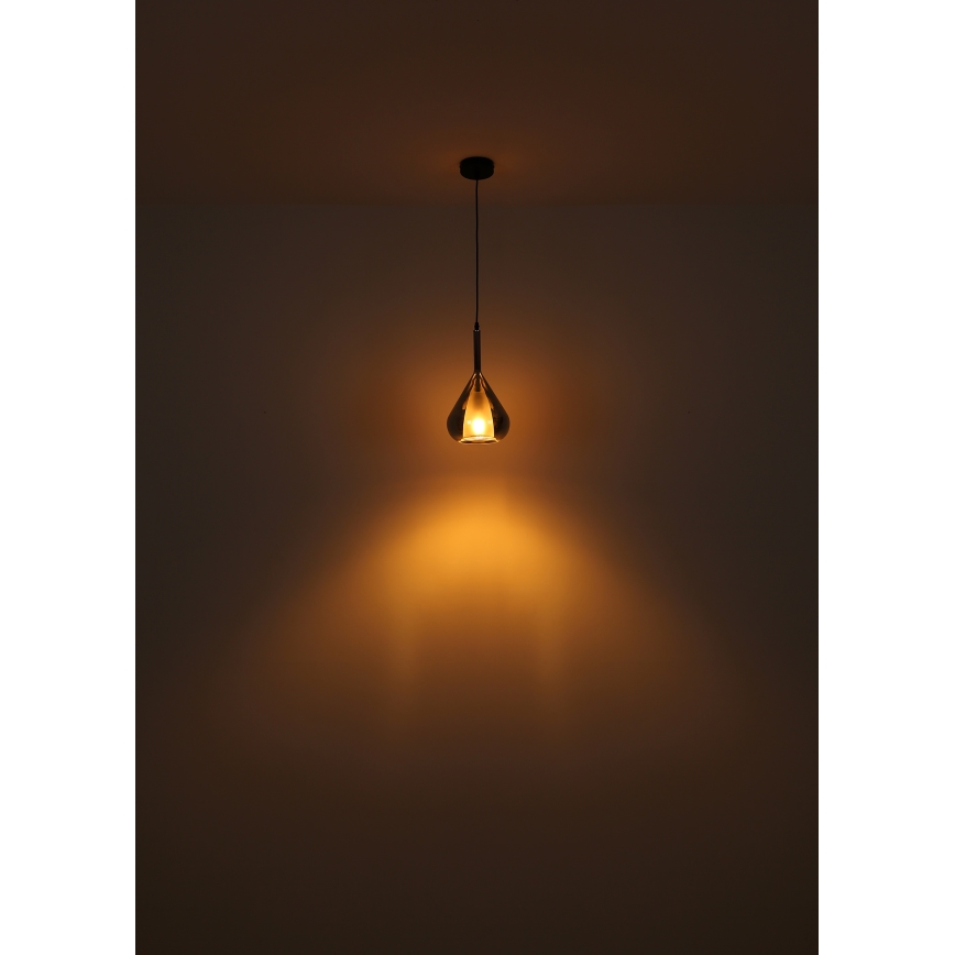 Globo - Hängeleuchte 1xE27/60W/230V d 20 cm schwarz