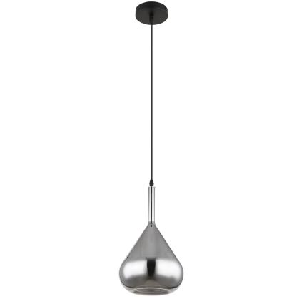 Globo - Hängeleuchte 1xE27/60W/230V d 20 cm schwarz
