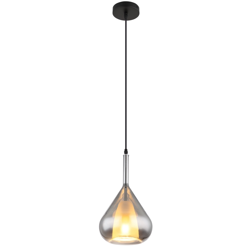 Globo - Hängeleuchte 1xE27/60W/230V d 20 cm schwarz