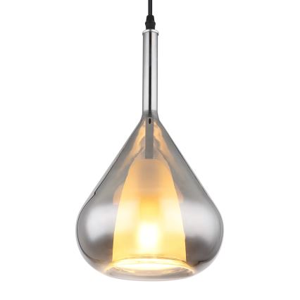 Globo - Hängeleuchte 1xE27/60W/230V d 20 cm schwarz
