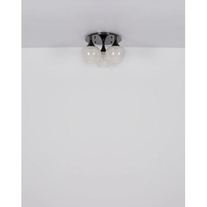 Globo - Anbauleuchte 3xE27/40W/230V anthrazit