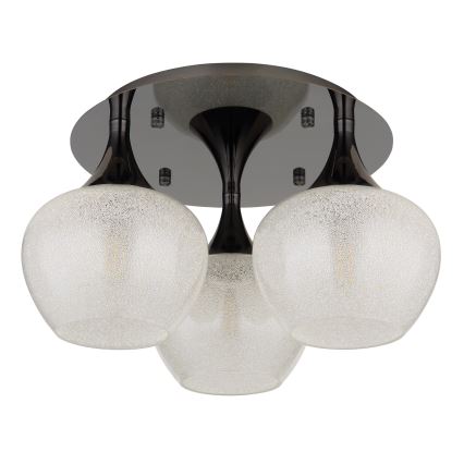 Globo - Anbauleuchte 3xE27/40W/230V anthrazit