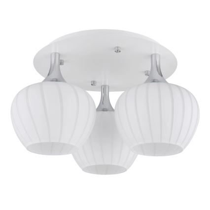 Globo - Anbauleuchte 3xE27/40W/230V weiß