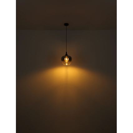 Globo - Hängeleuchte 1xE27/40W/230V d 24 cm schwarz