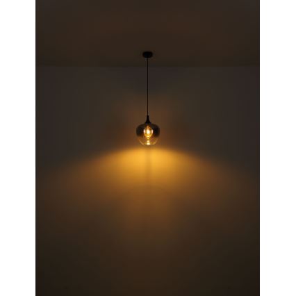 Globo - Hängeleuchte 1xE27/60W/230V d 29 cm schwarz