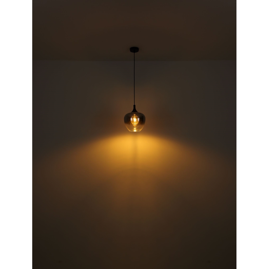 Globo - Hängeleuchte 1xE27/60W/230V d 29 cm schwarz
