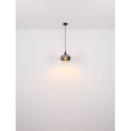 Globo - Hängeleuchte 1xE27/60W/230V d 29 cm schwarz